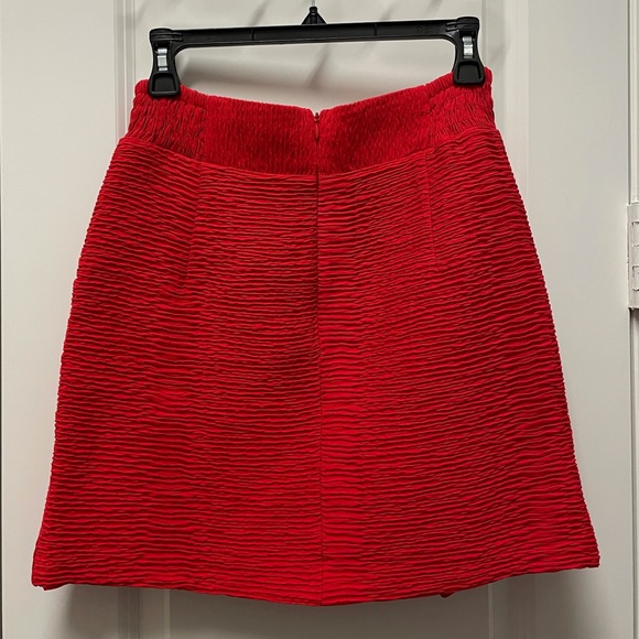 NWT Maje Mini Skirt RED - Picture 4 of 4